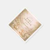 Märchenwald-Garten-Baby-Party Serviette (Ecke)