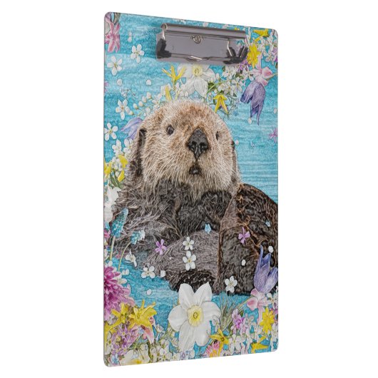 Märchenwald im Fluss der Blume Klemmbrett (Rechts)