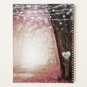 Märchenwald - Save the Date rosa Planer (Rückseite)