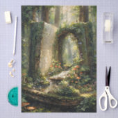 Märchenwaldpfad Seidenpapier (Handwerk)