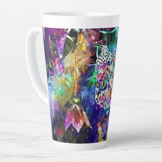 Märchenwelt 2 Latte Tasse (Linke Ecke)