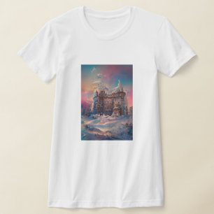 Märchenwelt, Winterschloss, Schneeschloss, Geschen T-Shirt