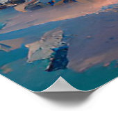 Märchenwelt, Winterschloss, Schneeschloss, Weihnac Poster (Ecke)