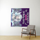 Märchenwinterwunderland Mädchen Geburtstagsdekorat Wandteppich (Beispiel (Horizontal))