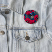Märchenwren und Mohn Button (Beispiel)