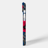 Märchenwren und Mohn Case-Mate iPhone Hülle (Rückseite / Links)