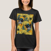 Märchenwren und Mohn T-Shirt (Vorderseite)