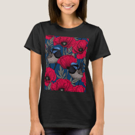 Märchenwren und Mohn T-Shirt