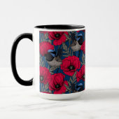 Märchenwren und Mohn Tasse (Links)