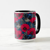 Märchenwren und Mohn Tasse (VorderseiteRechts)