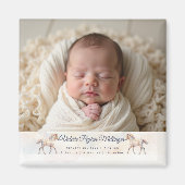 Märchenzauber Verwunschener Wald Geburt Verkündung Magnet (Vorne)