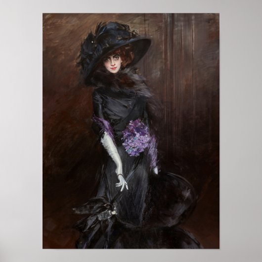 Marchesa Luisa Casati by Giovanni Boldini Poster (Vorne)
