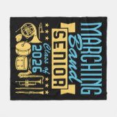 Marching Band Abiturklasse 2026 Fleecedecke (Vorderseite (Horizontal))