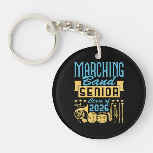 Marching Band Abiturklasse 2026 Schlüsselanhänger (Vorderseite)