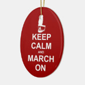 Marching Band Behielt Calm | Musiker Keramik Ornament (Links)