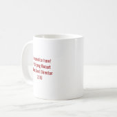 Marching Band Behielt Calm - Personalisieren Sie e Kaffeetasse (Vorderseite Links)