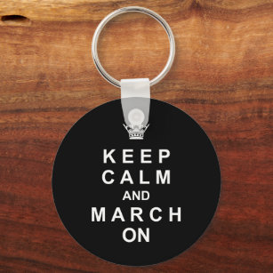 Marching Band Behielt Ruhe und März auf Schlüsselanhänger