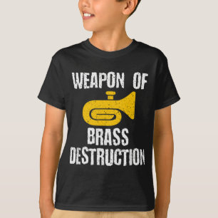 Marching Band Brass Zerstörung Funny Tuba T-Shirt