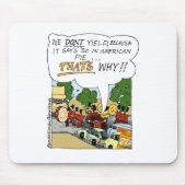 Marching Band bringt funny Offbeat Cartoon Geschen Mousepad (Vorne)