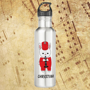 Marching Band Bunny Clarinet Personalisieren Red W Edelstahlflasche