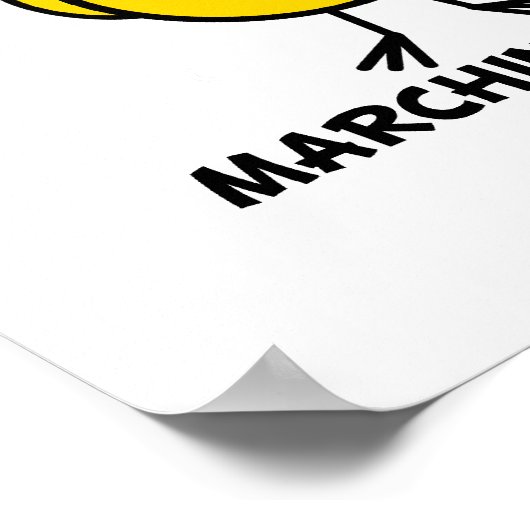Marching Band Chick Poster (Ecke)