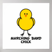 Marching Band Chick Poster (Vorne)