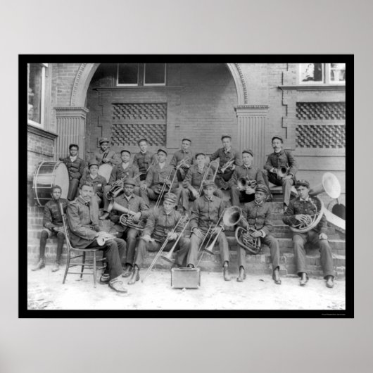 Marching Band Claflin University 1898 Poster (Vorne)