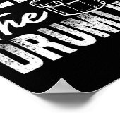 Marching Band Drum Corps Angst vor der Drumline Poster (Ecke)