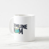 Marching Band Drum Corps Drumline Mama Kaffeetasse (Vorderseite Links)