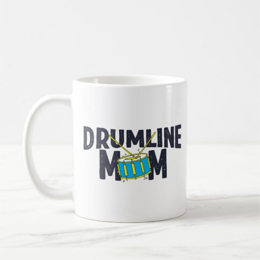 Marching Band Drum Corps Drumline Mama Kaffeetasse (Links)