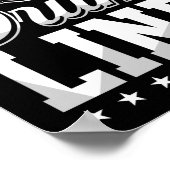 Marching Band Drum Corps Drumline Mama Poster (Ecke)