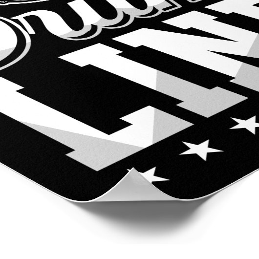 Marching Band Drum Corps Drumline Mama Poster (Ecke)