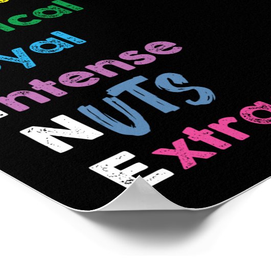 Marching Band Drum Corps Drumline Rainbow Poster (Ecke)