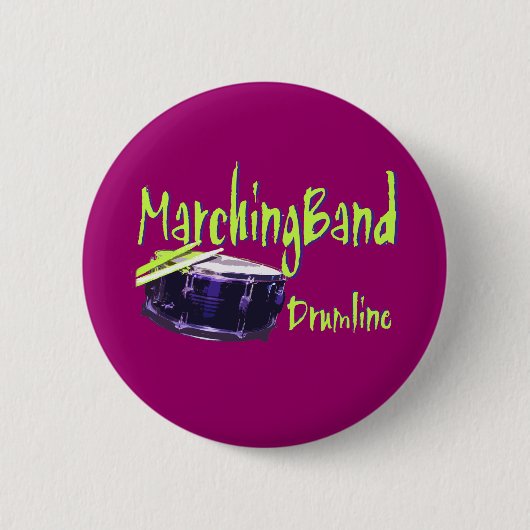 Marching Band Drumline Button (Vorderseite)