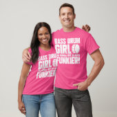 Marching Band Drummer Funny Bass Drum Girl T-Shirt (Unisex)