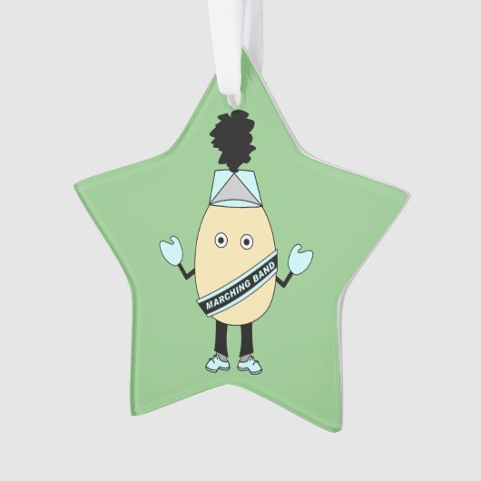 Marching Band Egghead Ornament (Vorderseite)