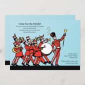 Marching Band Einladung (Vorne/Hinten)