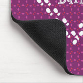 Marching Band Footprints Herz Mousepad (Ecke)