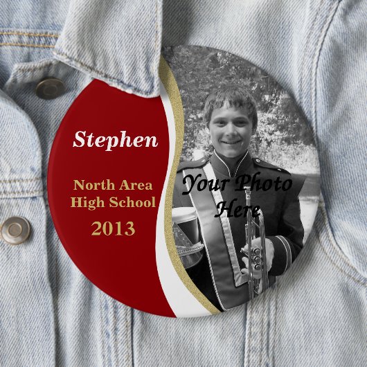 Marching Band Foto Red Gold 2013 Button (Beispiel)