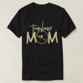 Marching Band Funny Trombone Mama T-Shirt (Design vorne)