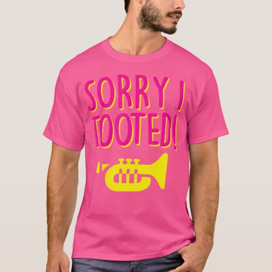 Marching Band Funny Trumpet T-Shirt (Vorderseite)