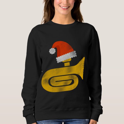 Marching Band Funny Tuba Sweatshirt (Vorderseite)