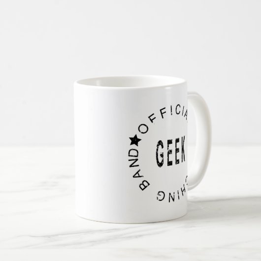 Marching Band Geek Kaffeetasse (VorderseiteRechts)