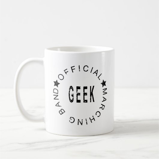 Marching Band Geek Kaffeetasse (Links)