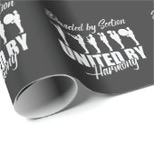 Marching Band, geteilt durch Abschnitt Vereinigtes Geschenkpapier (Rolleneckpunkt)