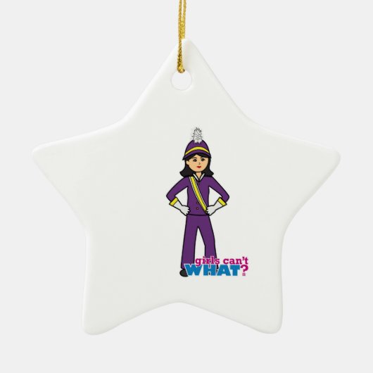 Marching Band Girl - Mittel Keramik Ornament (Vorne)
