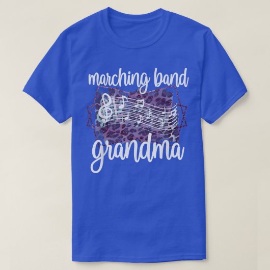 Marching Band Grandma Band Member Grandmother  T-Shirt (Design vorne)