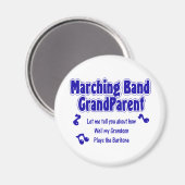 Marching Band Grandparent/Baritone Magnet (Vorderseite/Rückseite)