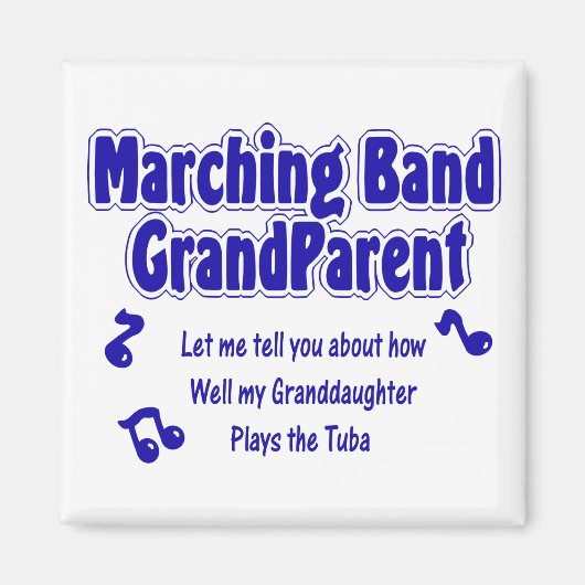 Marching Band Grandparent/Tuba Magnet (Vorne)
