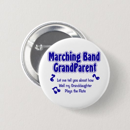 Marching Band Großeltern Button (Vorne & Hinten)